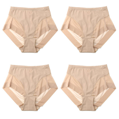 🔥Hot Sale Pay 1 Get 4🔥High Waist Ice Silk Seamless Shaping Briefs