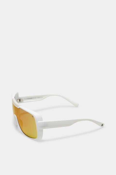 Sunglasses Flachau In Orange/White