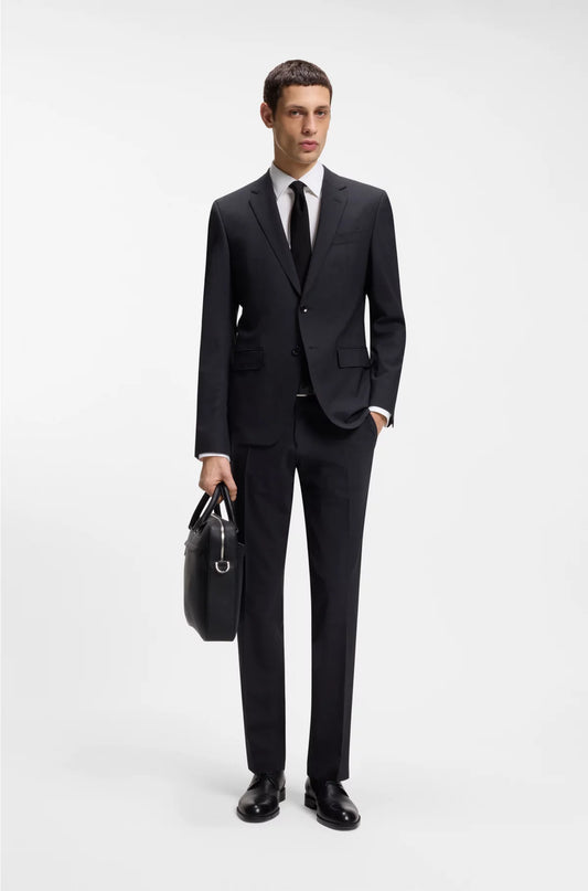 SLIM-FIT SHIRT IN EASY-IRON STRETCH-COTTON POPLIN