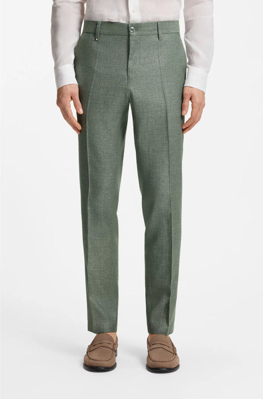 FORMAL TROUSERS INMICRO-PATTERNED STRETCH FABRIC