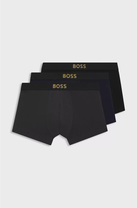 THREE-PACK OF STRETCH-COTTON TRUNKS